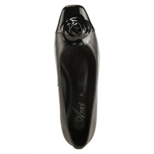 Cargar imagen en el visor de la galería, SP25 Azura Angelinite - Mini tacón con flor negra