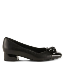 Cargar imagen en el visor de la galería, SP25 Azura Angelinite - Mini tacón con flor negra