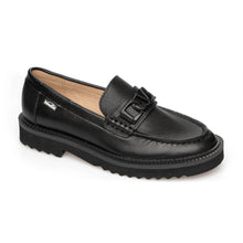 Load image into Gallery viewer, SALE FW24 Venettini London8 Classic Thick Sole Chained Penny Loafer