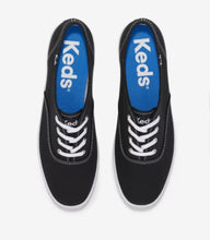 Load image into Gallery viewer, Keds Champion Classic Kids Canvas Sneaker in Black