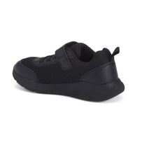 Cargar imagen en el visor de la galería, SP25 Geox J Sprintye Velcro Strap All Black Knitted Sneaker