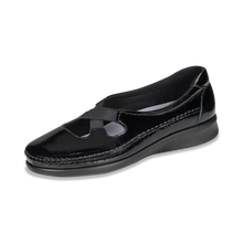 Load image into Gallery viewer, SAS Womens Crissy Cross Strap Slip On Mocassin