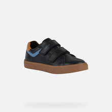Load image into Gallery viewer, SALE SP24 Geox J Nashik Double Velcro Sneaker
