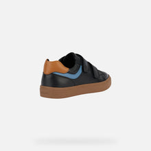 Load image into Gallery viewer, SALE SP24 Geox J Nashik Double Velcro Sneaker