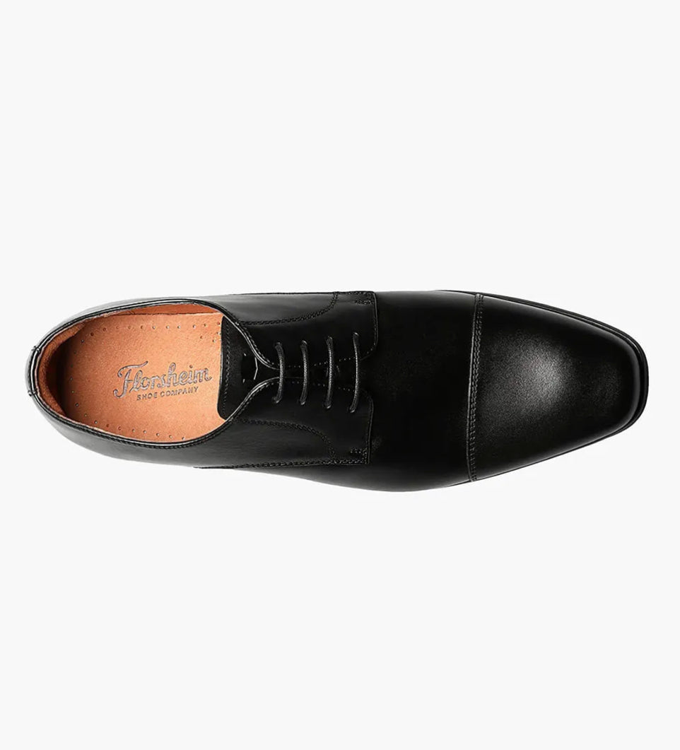 Florsheim Men's Postino Plain Toe Slip On in Black Patent