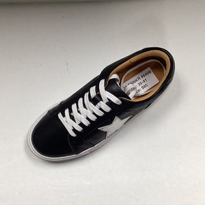 SP24 1936 Olivia Classic All Black Leather Star Sneaker (2095-60)