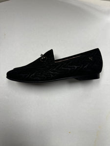 FW24 Venettini Rian Velvet Pewter Chain Slip On