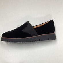 Load image into Gallery viewer, FW23 1936 Shirley Black Velvet Wedge Shoe (770-7)
