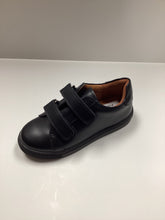 Load image into Gallery viewer, FW25 Delon B0052-584  Black Leather Double Strap VL (Hook &amp; Loop) Sneaker
