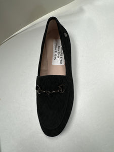 FW24 Venettini Rian Velvet Pewter Chain Slip On