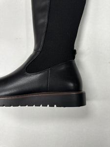 FW24 Lolit Tall Leather/Knitted Zipper Boot NX-G3