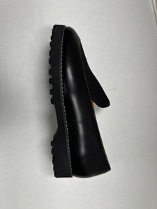 FW24 1936  Black Two-Tone Wedged Shoe (193680-69)