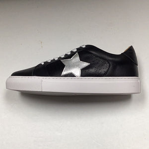 SALE SP24 1936 Olivia Classic All Black Leather Star Sneaker (2095-60)