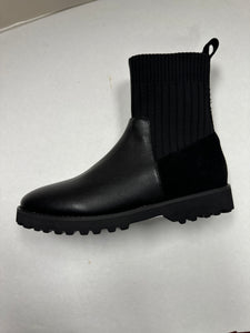 FW24 1936 Leather and Sock Boot (202212-7)