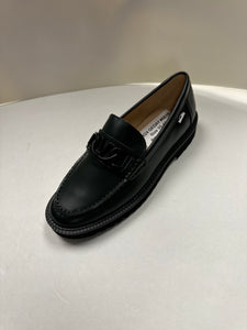 FW24 Venettini London8 Classic Thick Sole Chained Penny Loafer