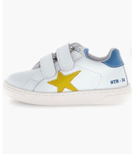 Load image into Gallery viewer, SALE SP26 Naturino Pinn VL Double Strap (Hook &amp; Loop) Star Sneaker
