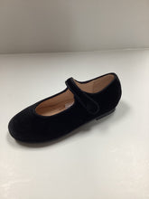 Load image into Gallery viewer, FW26 UNIQ Alessia Plain Black Velvet Mary Jane Shoe
