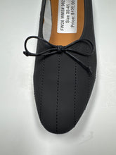 Load image into Gallery viewer, FW26 Ralph Miguel Chava Stitched Gum Leather Simple Bow Flat Slip On
