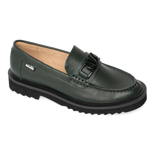 FW24 Venettini London8 Classic Thick Sole Chained Penny Loafer