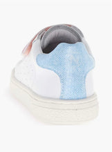 Cargar imagen en el visor de la galería, SALE SP26  Naturino Hasselt White with Pastel Multi VL Double Strap (Hook &amp; Loop) Sneaker
