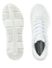 Cargar imagen en el visor de la galería, Skechers Kids 303672L Glide Step White Lace Sneaker
