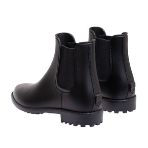 DNA Footwear Talia Chelsea Rain Boot - Black