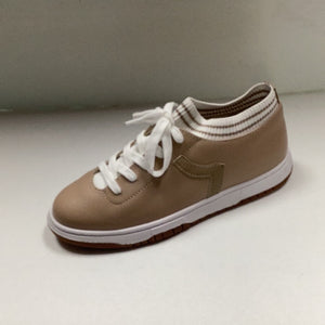 SP24 Boutaccelli Blanca Stripe Leather/Sock Sneaker