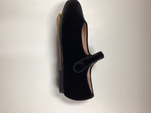 Load image into Gallery viewer, FW26 UNIQ Alessia Plain Black Velvet Mary Jane Shoe
