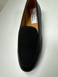 FW24 1936  Black Two-Tone Wedged Shoe (193680-69)