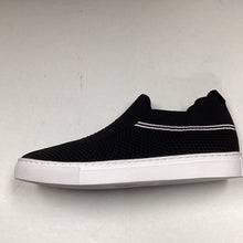 Load image into Gallery viewer, SP24 Venettini Aster Ankle Trimmed Black Knitted Sock Sneaker
