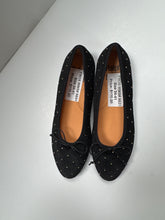 Load image into Gallery viewer, FW26 Ralph Miguel Windy Velvet Nailhead Chanel Bow Flat Slip On
