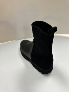 FW24 1936 Leather and Sock Boot (202212-7)