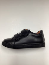 Load image into Gallery viewer, FW25 Delon B0052-584  Black Leather Double Strap VL (Hook &amp; Loop) Sneaker

