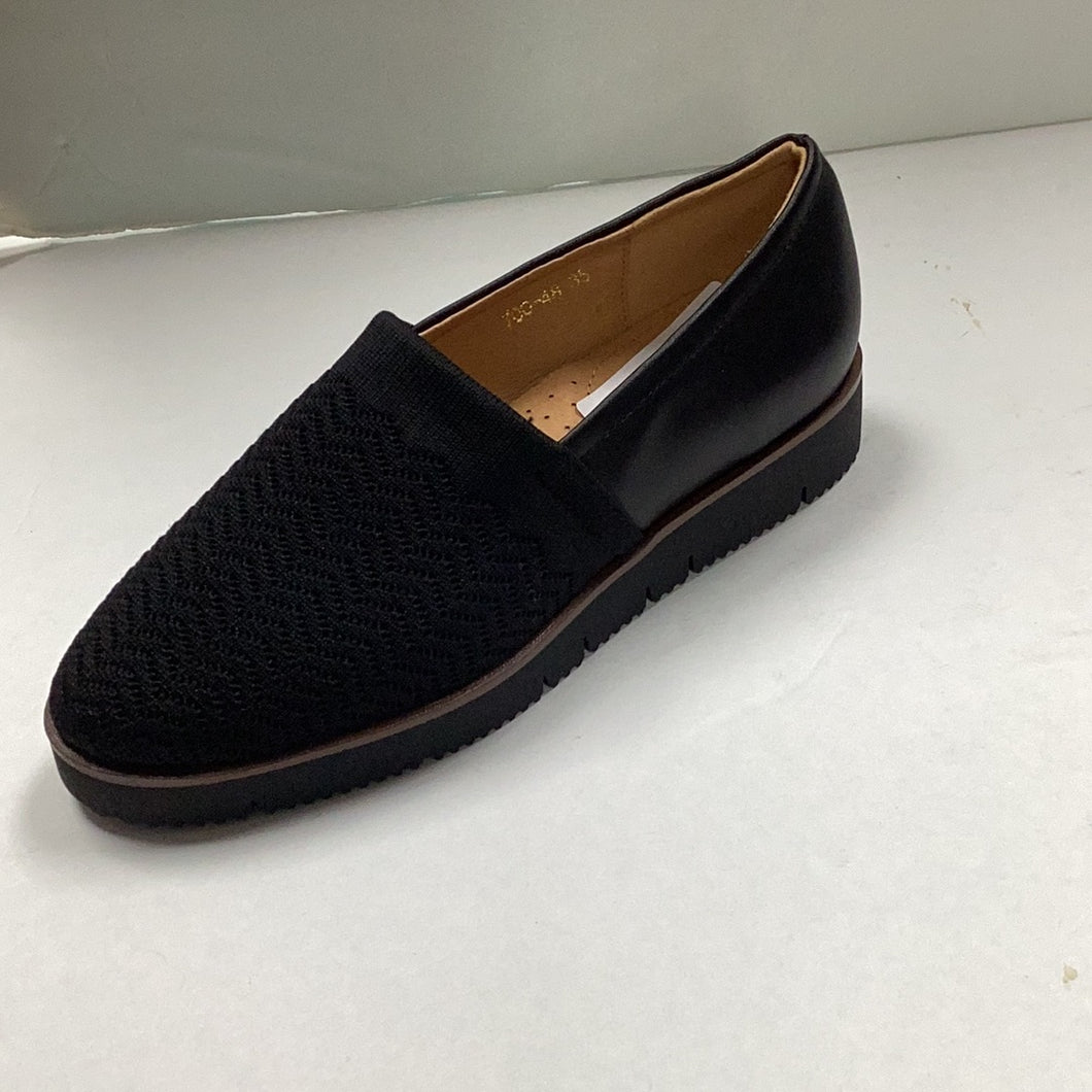 SP24 1936 Chloe Classic All Black Espadrille Style Shoe (700-48)