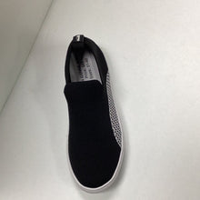 Load image into Gallery viewer, SP24 Venettini Titan Half Circle Black Knitted Sock Sneaker
