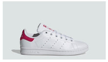 Load image into Gallery viewer, Adidas Stan Smith J Lace White/Bold Pink
