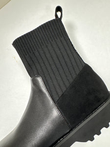 FW24 1936 Leather and Sock Boot (202212-7)