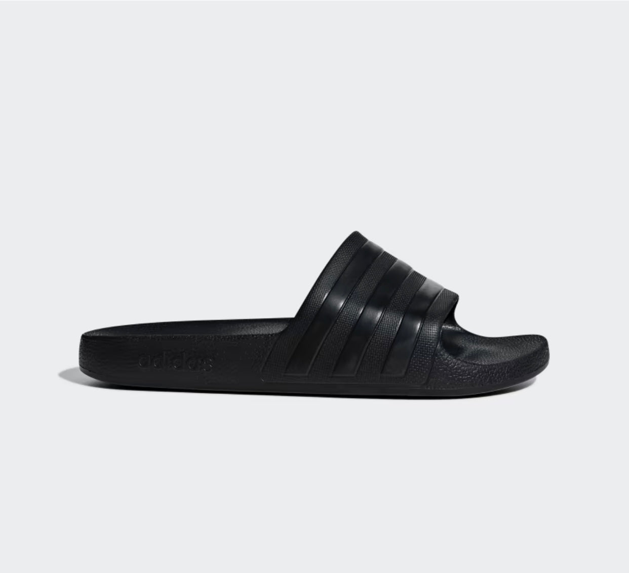 Adidas Adilette Aqua Slide Core Black/ Black – La Elegante Shoes display picture 1