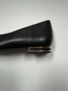 FW24 1936  Flat with Gold Banded Heel (19366-80)