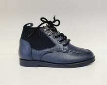 Load image into Gallery viewer, FW25 Boutacelli Meken Elastic Collar Lace Baby Bootie
