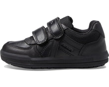 Cargar imagen en el visor de la galería, Geox J Arzach Black Double Velcro Sneaker
