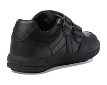 Cargar imagen en el visor de la galería, Geox J Arzach Black Double Velcro Sneaker
