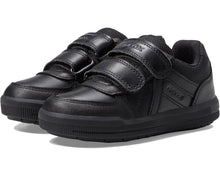 Charger l&#39;image dans la galerie, Geox J Arzach Black Double Velcro Sneaker
