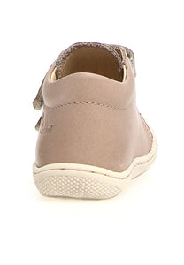 SALE SP24 Naturino Mini Cocoon Velcro Bone Grey with Bone Sole