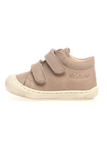 Load image into Gallery viewer, SALE SP24 Naturino Mini Cocoon Velcro Bone Grey with Bone Sole
