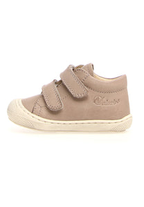 SALE SP24 Naturino Mini Cocoon Velcro Bone Grey with Bone Sole