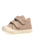 Load image into Gallery viewer, SALE SP24 Naturino Mini Cocoon Velcro Bone Grey with Bone Sole
