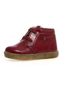 FW23 Falcotto Conte Melanzana (Burgandy) Lace Baby Bootie