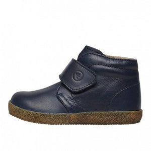 FW24 Falcotto Conte VL Navy Nappa Velcro Bootie