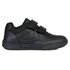 Cargar imagen en el visor de la galería, Geox J Poseido All Black Flat Velcro Sneaker
